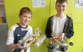 Prace uczni&oacute;w z techniki