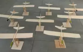 Projekt samolot - prace uczni&oacute;w