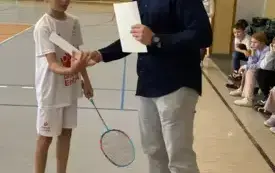 Powiatowe Zawody w Badmintonie