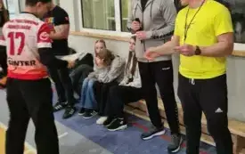 Wręczenie nagr&oacute;d w turnieju siatk&oacute;wki