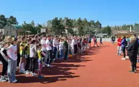 Biegi przełajowe - wręczenie nagr&oacute;d