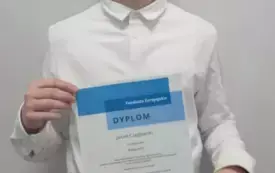 dyplom finalisty Jakub Czaplewski z kl. 7