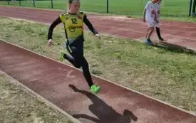 Kornelia - rozbieg na skoku w dal