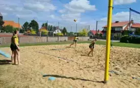 Dziewczęta podczas meczu