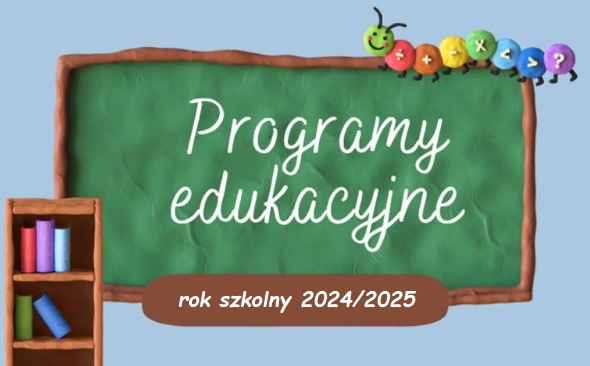 Programy edukacyjne - napis