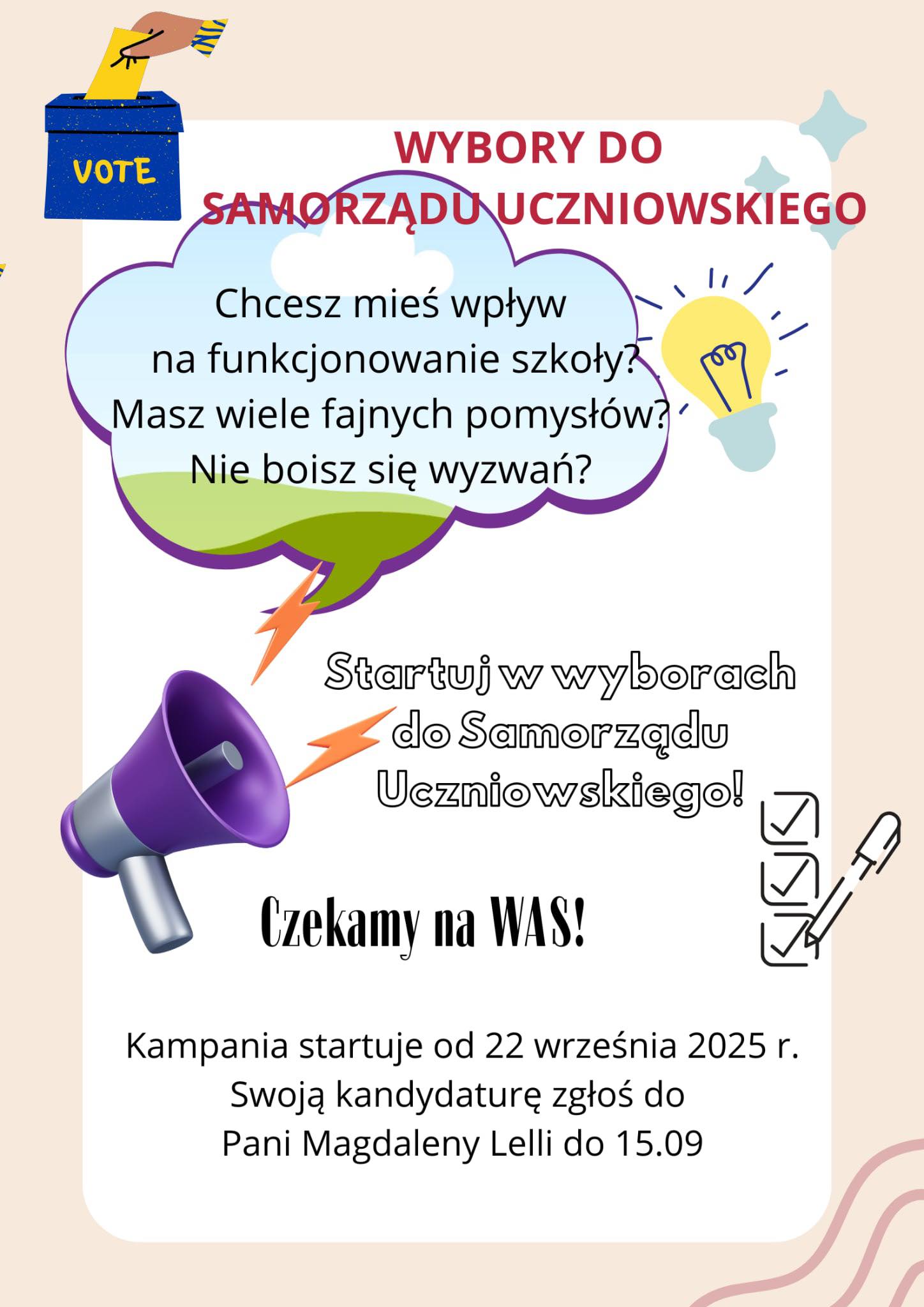 Zdjęcie do Wybory do Samorządu Uczniowskiego