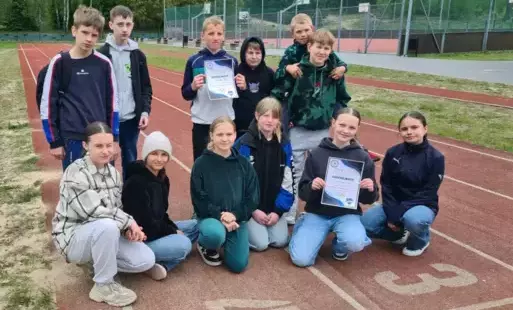 Drużyna biorąca udział w czwórboju lekkoatletycznym