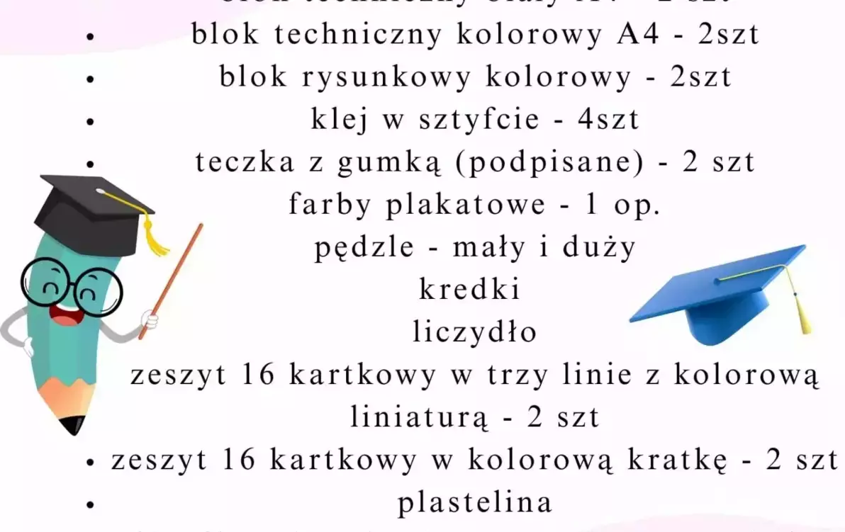 Zdjęcie do Wyprawka ucznia klasy pierwszej