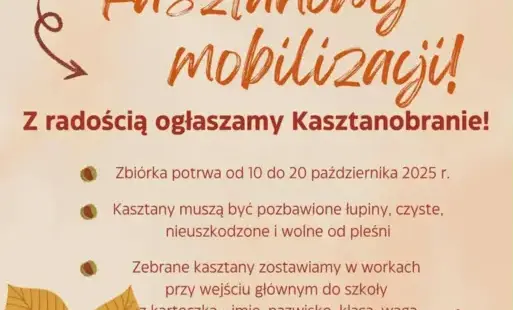 kasztan obranie